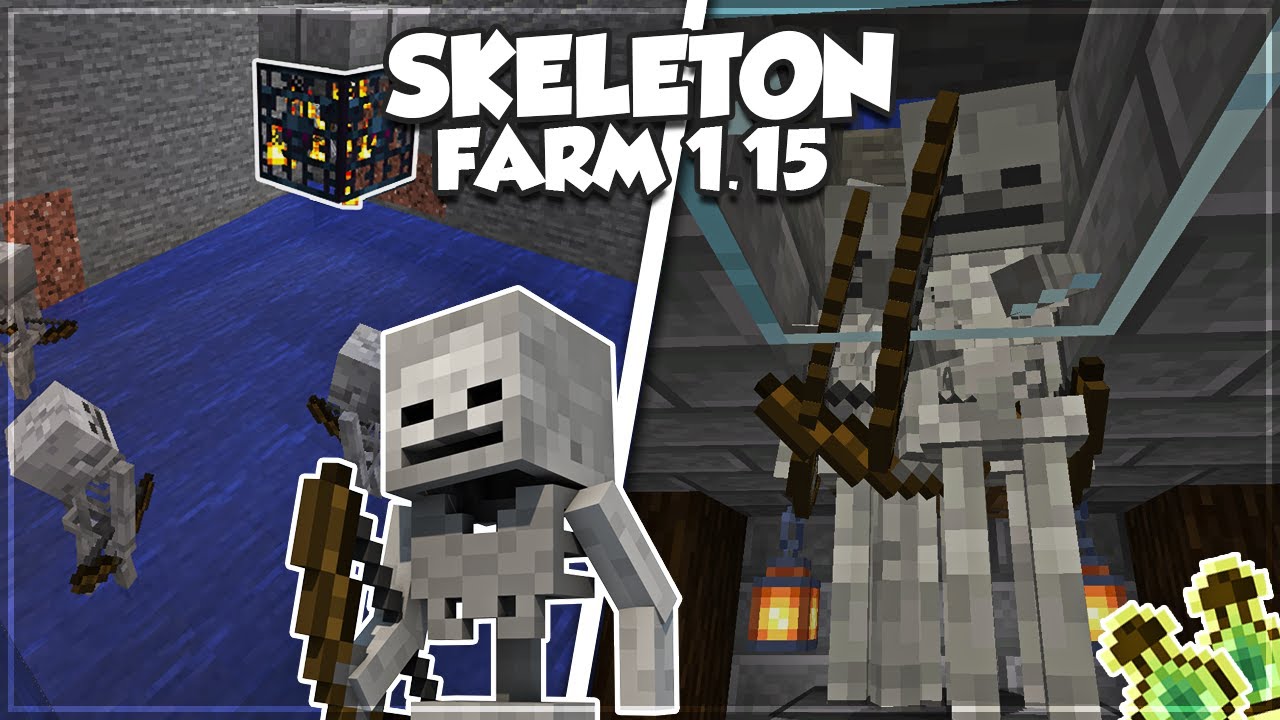 Easy 7.76 Skeleton XP Farm - Minecraft [AFK]