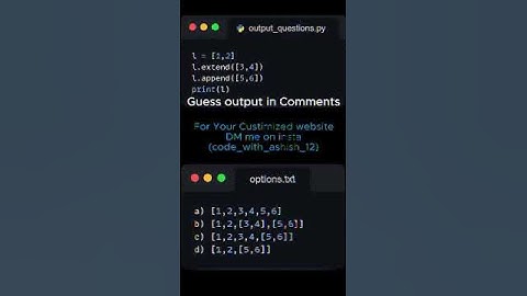 Guess the Output in Python|| video 43 || #coding #python