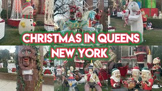 Christmas Decor at Queens | Rockaway Beach NY | Magical Holiday Vibes | New York Lights