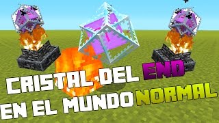 Minecraft Consolas: CRISTAL DEL ENDER EN EL MUNDO NORMAL!! - Tutorial