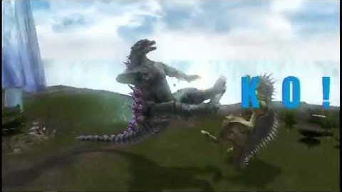 Godzilla Unleashed Wii Godzilla 2000 vs Varan [requested match]