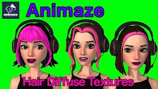 Animaze Tutorial:How to Change Hair Diffuse Textures screenshot 2
