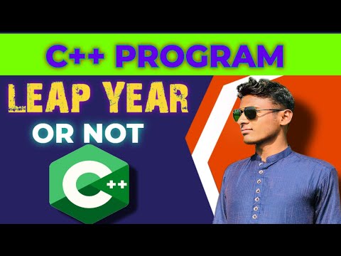 C++ PROGRAM: To check Leap year or Not | find leap year with C++ | C++ tutorial | learn with Hameed