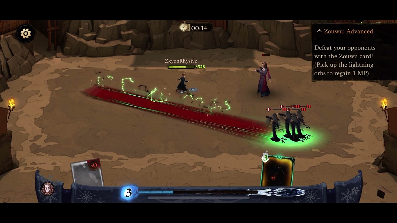 Zouwu Card Trial - Advanced Victory Success!|Tank the Lasers|Harry Potter Magic Awakened #48.4