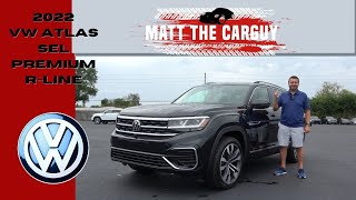 2022 VW Atlas SEL Premium R Line is the largest “mid-size” SUV in the segment. Review and drive.