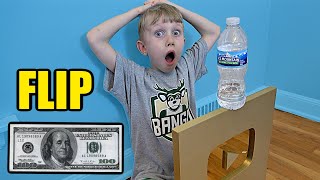 Game of Bottle FLIP for $100 (Quarantine Edition) | Colin Amazing