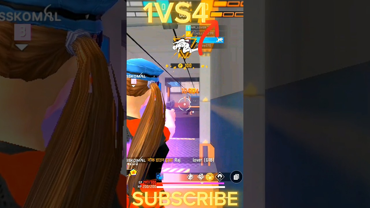 1VS4 CS REICK ME 😱💯