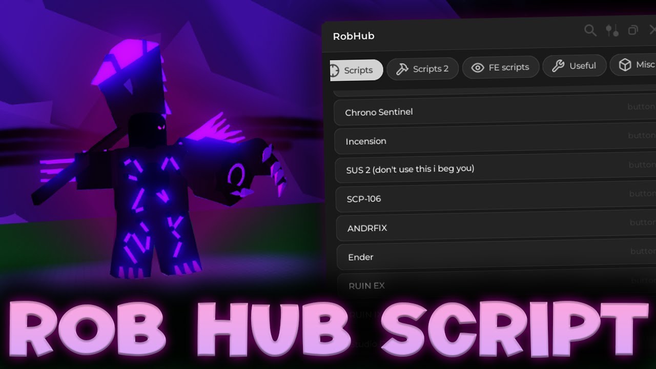 Rob Visual Script Hub - ROBLOX EXPLOITING - YouTube