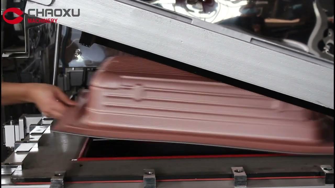 How to make suitcase shell by vacuum forming machine? YouTube