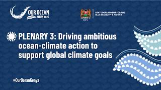 PLENARY 3: Driving ambitious ocean-climate action to support global climate goals