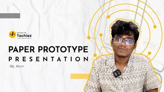 UXUI Design Course - Paper Prototype | Student Project | School Of Techies