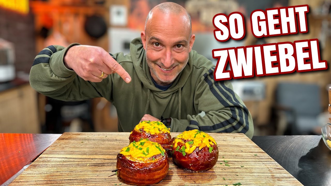 Gefüllte Zwiebeln vom Grill