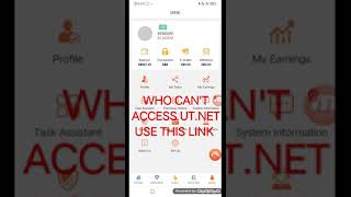 Who can't  access  ut.net use this link screenshot 2