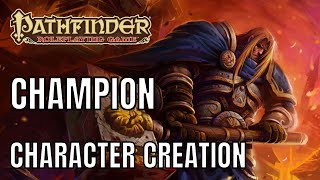 Champion Character Creation for Pathfinder 2E 🔴#4k LIVE