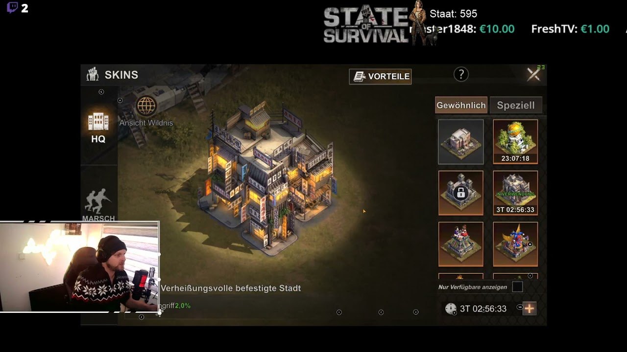 State of Survival Tutorial: Frames and HQ Skins Advantages ( english )