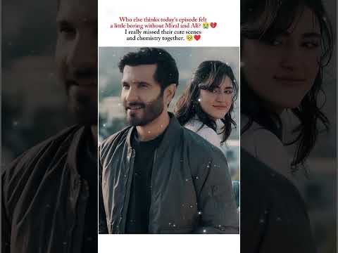 Who else thinks today's episode felt a little boring without Miral and Ali? 😭💔#shaidai #ferozekhan