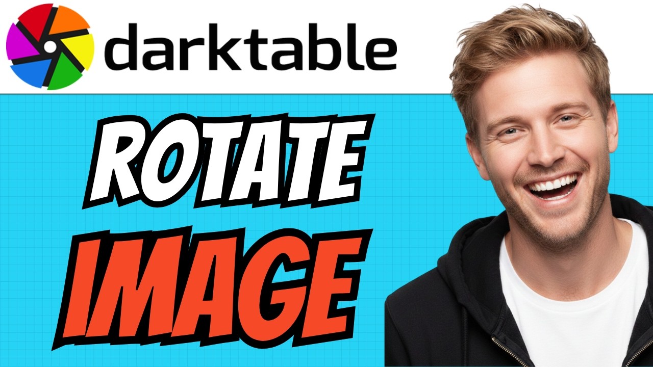 How To ROTATE Image In Darktable (QUICK & EASY) 2026