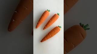 Easy clay carrot craft ideas for kids #shorts #trending #ytshorts #craft #art #viralvideo #diy