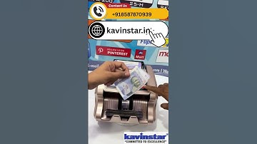 Kavinstar Mix Cash Counting Machine #notecountingmachine #currencycounter #fakenotedetector