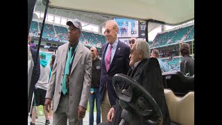 WEB EXTRA: Don Shula At Dolphins-Bills Pregame in 2019