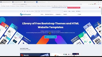 GridTemplate - A Library of Free Bootstrap Themes and HTML Website Templates