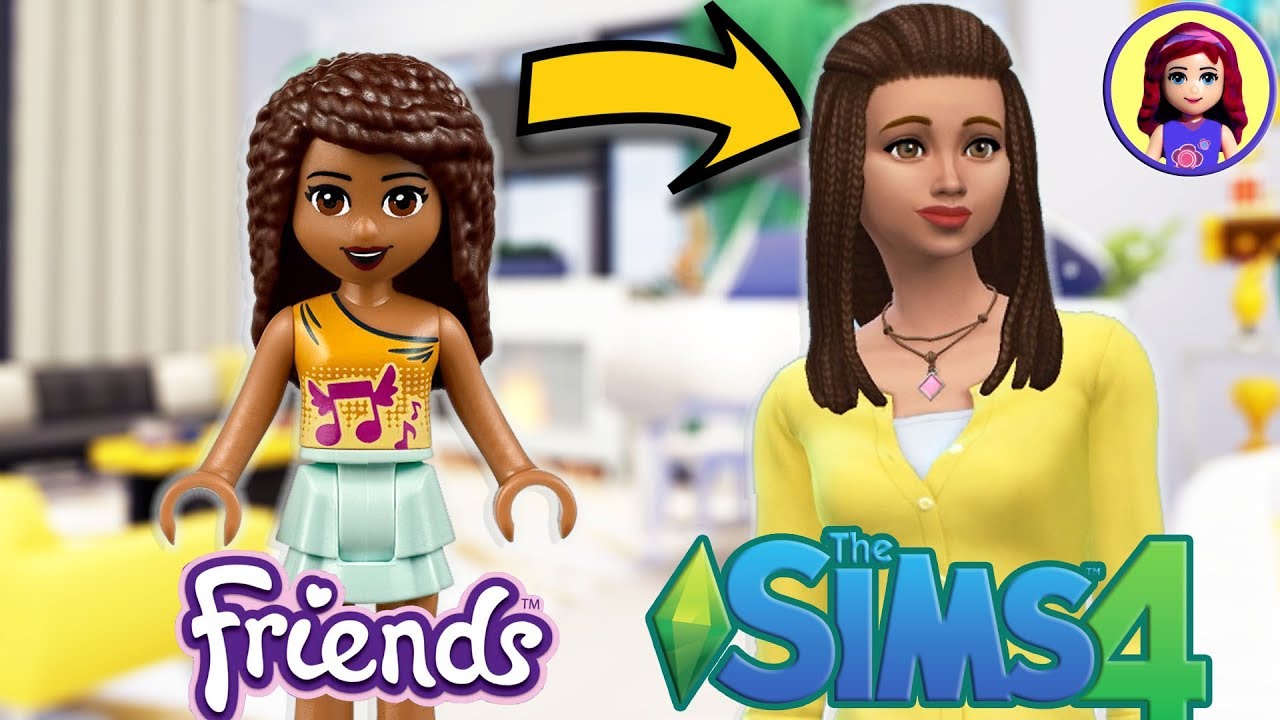 ⁣Lego Friends Andrea as a Sim! Sims 4 Create-a-Sim CAS