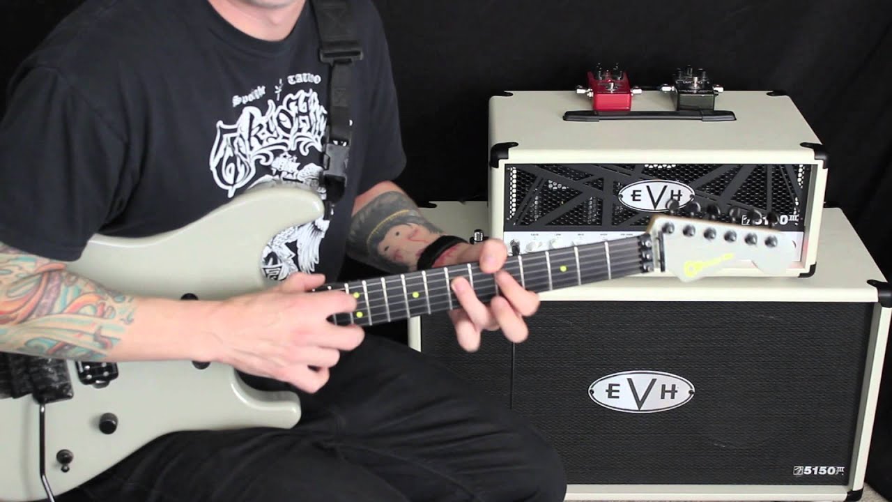 Van Halen Style Guitar Lesson (Fret Tapping, Tap Harmonics, Whammy Bar, and Piano Tech)-Dave Nassie