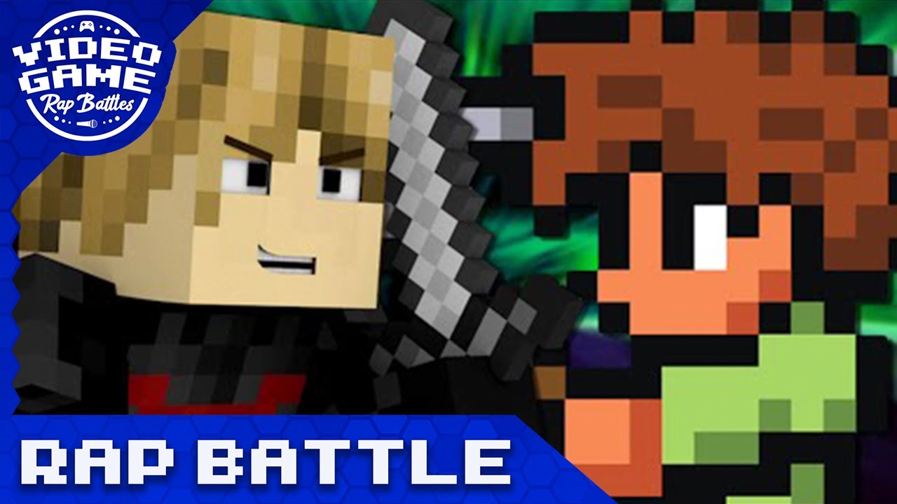 Minecraft Vs Terraria Video Game Rap Battle Vgrb Jt Music Youtube - mama tattletail vs bendy rap battle roblox id