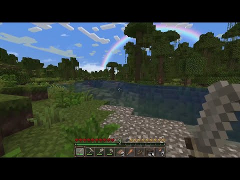 Egee relearns how to play Minecraft ep2 | Finding & Building a Shelter