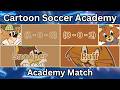 Cartoon Soccer Academy Match - Snooper (1-0-0) Vs Ruff (0-0-1)