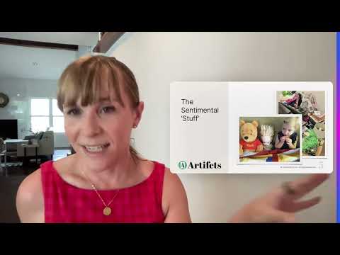 Talking About Decluttering & Organizing the Tough Stuff of Life - video from Artifcts