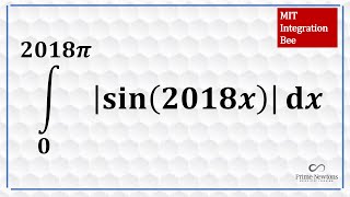 int{|sin(2018x)|}dx, x=0, 2018pi