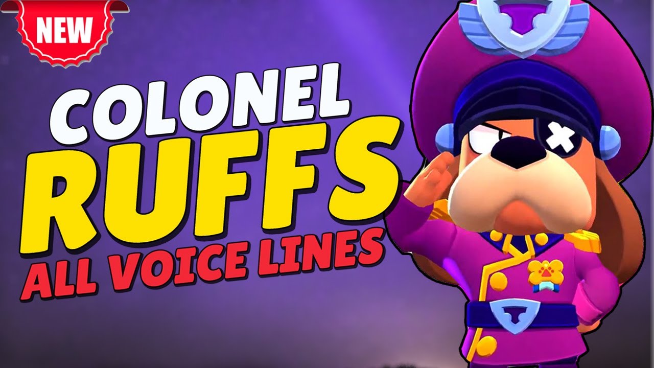 Colonel Ruffs All Voice Lines | Brawl Stars | Season 5 - YouTube