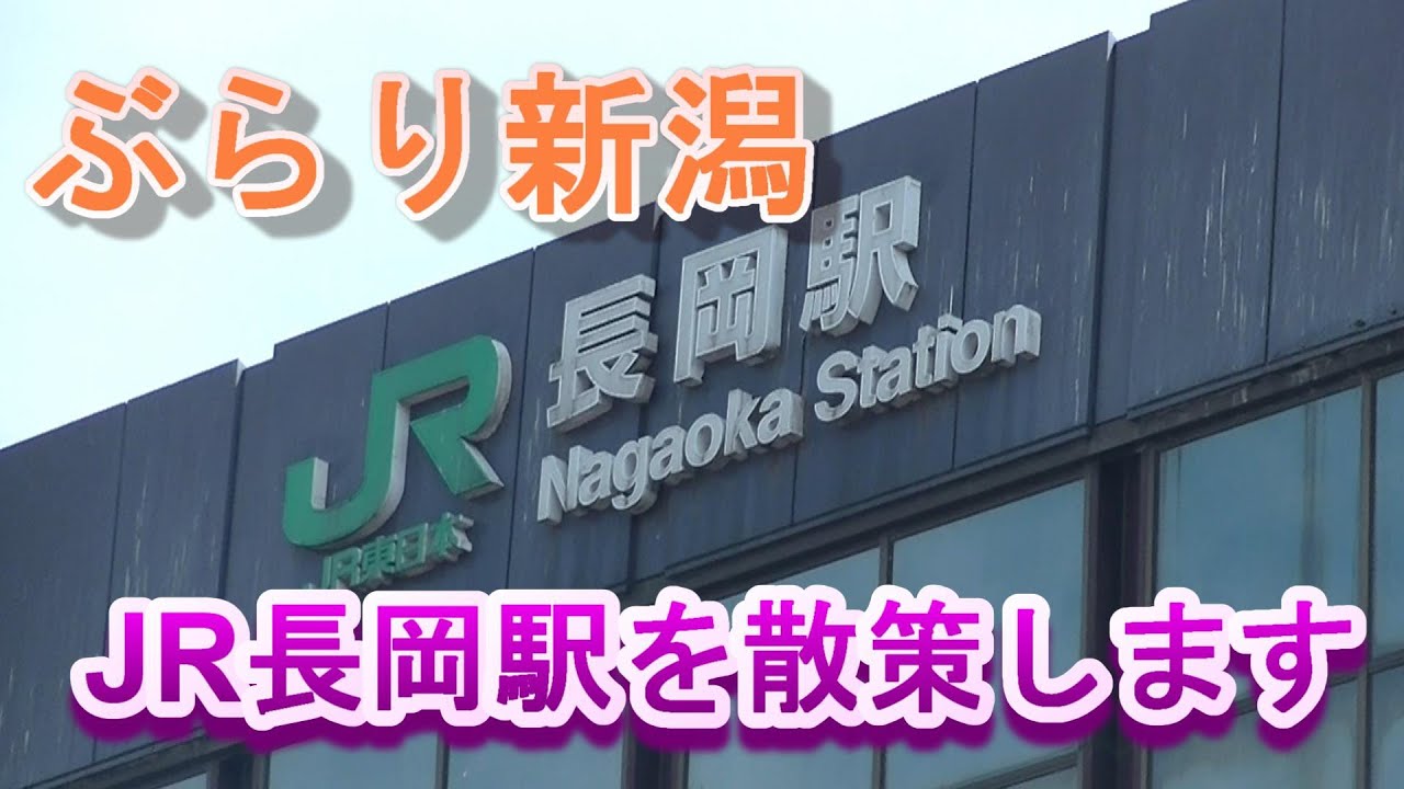 JR長岡駅の周辺を散策してきました、アオーレ長岡～レストランボブ　ぶらり新潟