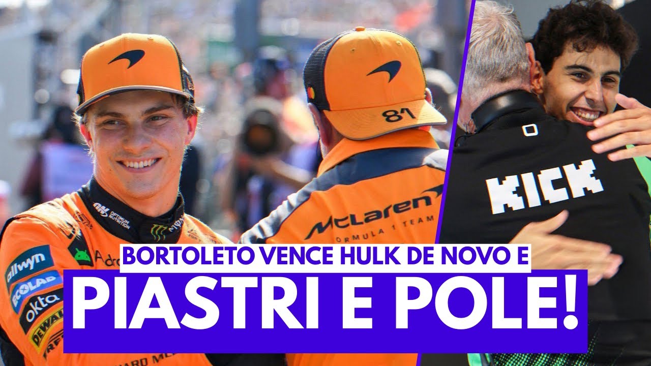 Bortoleto faz o MESMO TEMPO de Tsunoda e Piastri é POLE | Pós-Classificação do GP da HOLANDA (2025)