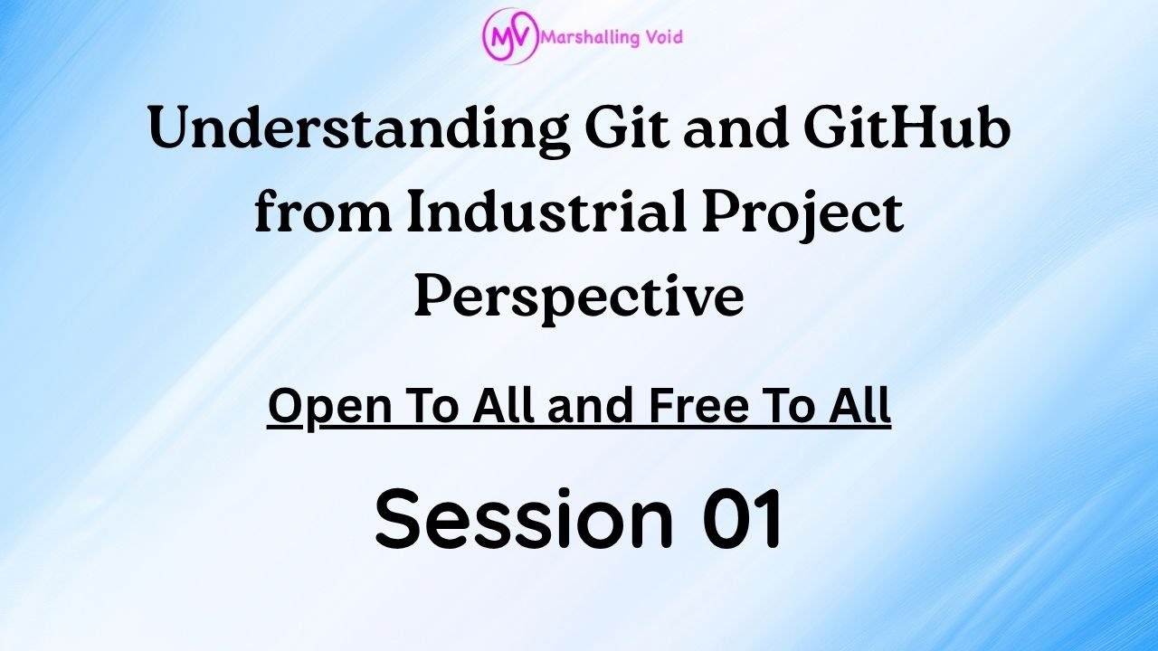 Git and GitHub Workshop Session 01 - YouTube