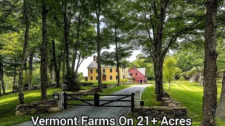 Vermont Farmhouse On 21 Acres Sheep Run Farm New England / VT Real Estate 8miles Woodstock