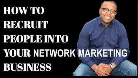 How to Recruit 20 People per day into your Network Marketing Business
