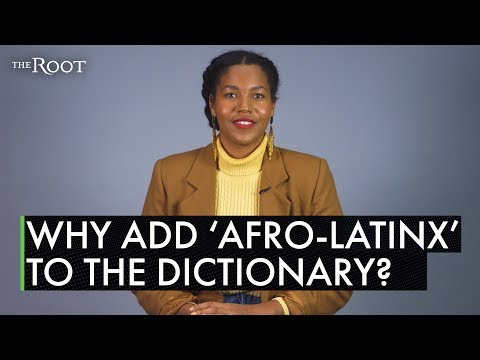 Video: En Dikts Begäran Om Att Få”Afro-Latina” I Webster's Dictionary