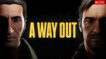 🔴  The Great Escape Begins! | A Way Out (Co-op)🔴 PART 1 with @damanurag