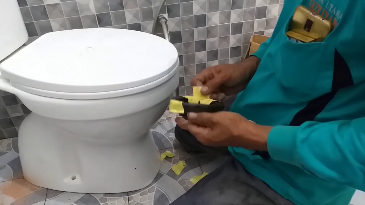  Cara Memasang Toilet Duduk Yang Benar YouTube