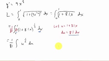 Calculus - Arc Length Example 1