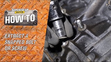 Removing a Broken/Snapped Screw or Bolt // Screw Extractors [Easyout]