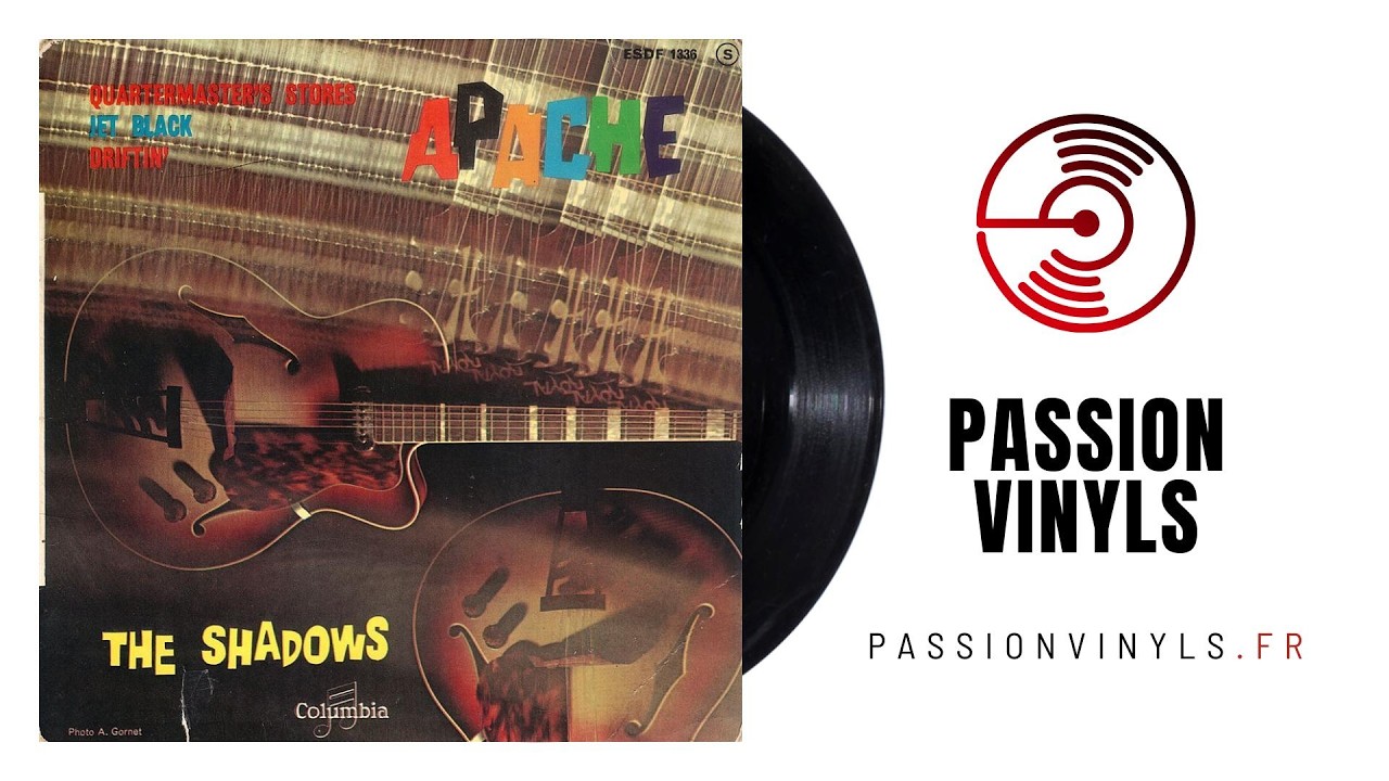 The Shadows - 1960 - Apache - (Vinyl 45 Tours) - YouTube