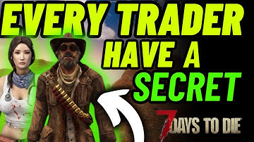 Secret loot stash locations! All traders! 7 days to die 1.2