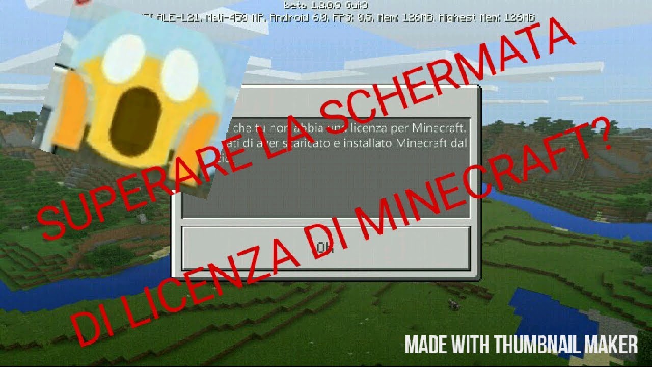 COME SUPERARE LA LICENZA DI MINECRAFT 1.2.0.7 - YouTube