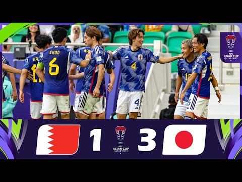 バーレーン vs. 日本 [1-3] |ラウンド 16 | AFC アジアカップ カタール 2023™ |試合ハイライト！