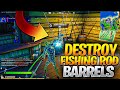 Destroy Fishing Rod Barrels (Best Location To Destroy 7 Fishing Rod Barrels In One Match)
