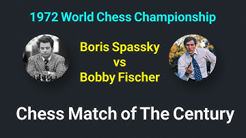 Masters Games - Boris Spassky vs Bobby Fischer - 1972 Time Lapse of all games - #knightsmoves