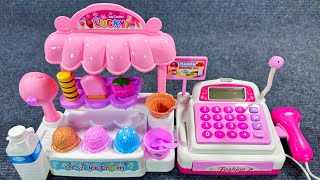5 Minutes SatisFying with Unboxing Cute Pink Ice Cream Store Cash Register ASMR Review Toys